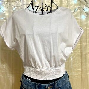 Derek Heart Cropped Blouse